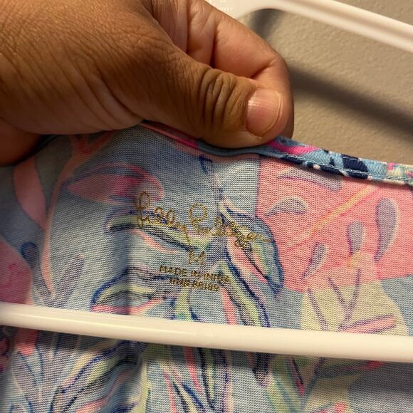 Lilly Pulitzer Geanna Dress Size Medium You’ve Been Spotted - Picture 8 of 8